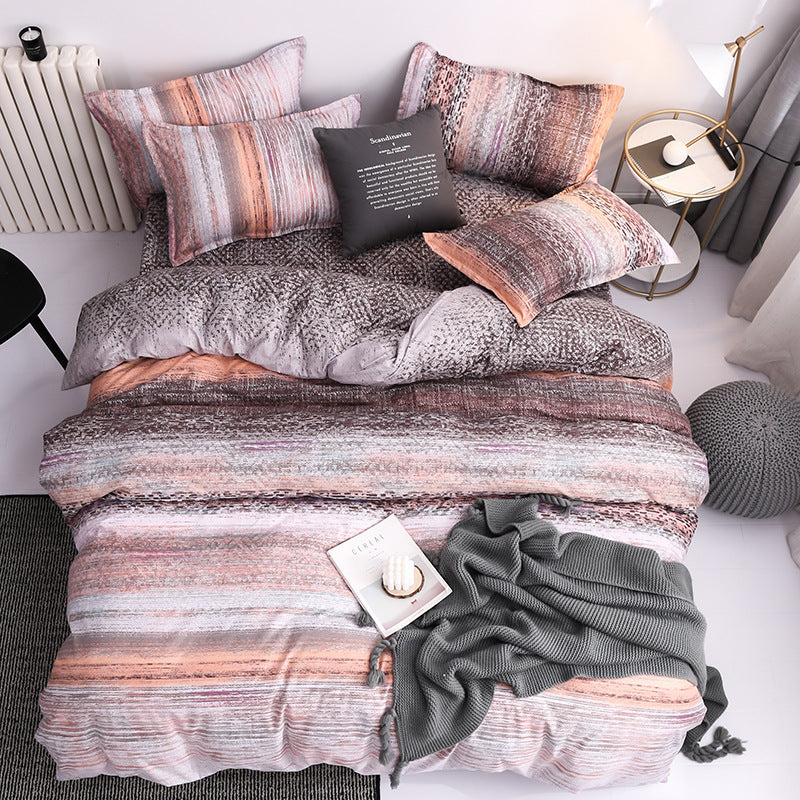 Four piece bed sheet set