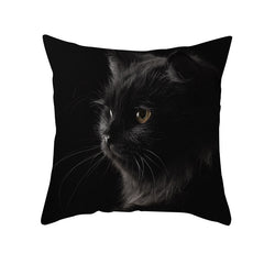 Black Cat Printed Christmas Cushion Covers  Pillow Cover Pillowcases