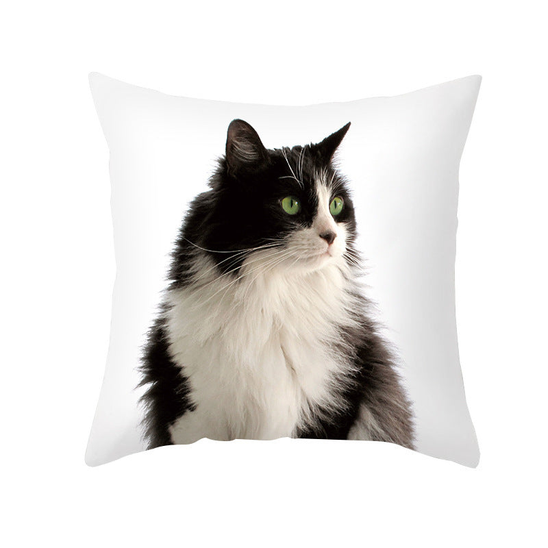 Black Cat Printed Christmas Cushion Covers  Pillow Cover Pillowcases