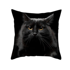 Black Cat Printed Christmas Cushion Covers  Pillow Cover Pillowcases
